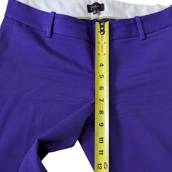 Aritzia T.Babaton Purple Tailored Dress Pants Women’s Size 8 Side Zipper - Picture 6 of 12